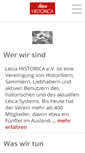 Mobile Screenshot of leica-historica.de